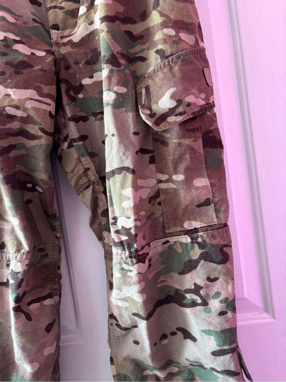 US Army OCP Multi Camo Combat Cargo Pants Military 32x30 33x32 Medium Regular - Picture 3 of 14